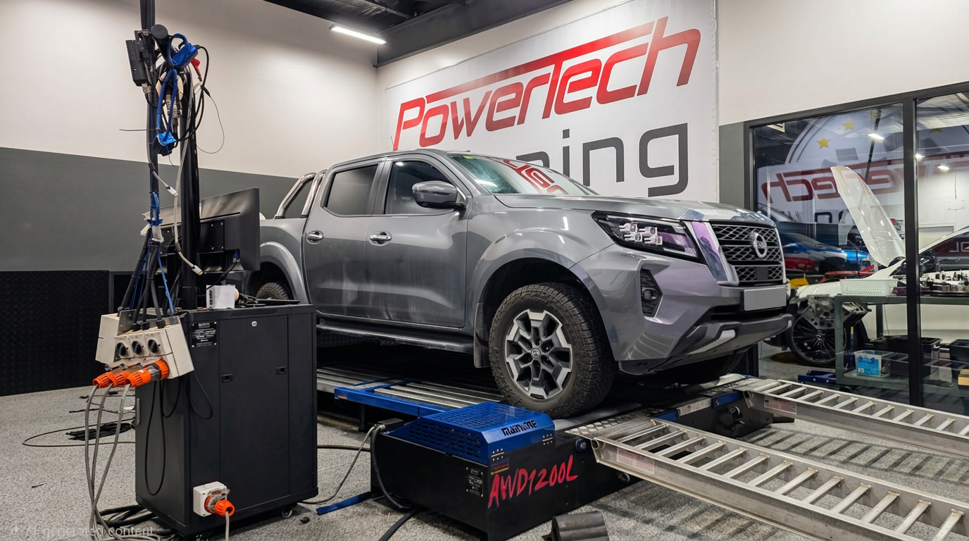 In-house dyno cell at Power Tech Tuning